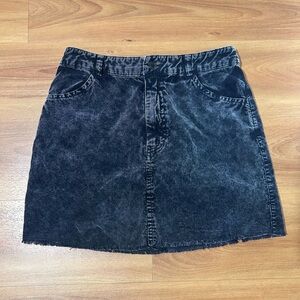 Forever 21 Denim Black Skirt